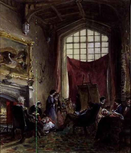 Our Sitting Room, Piccadilly Oil Painting by Lady Honoria Cadogan