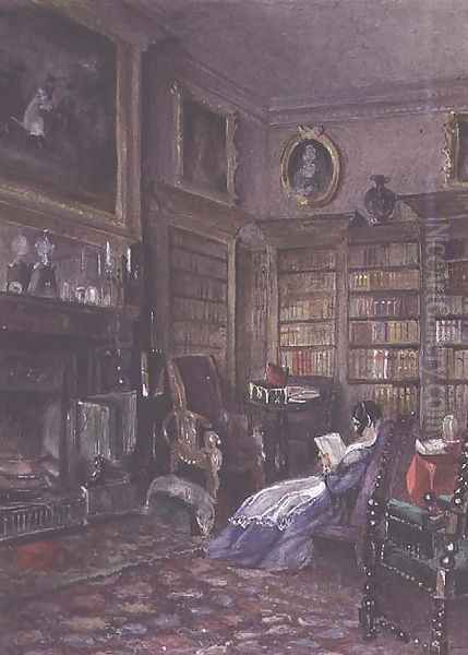 The Library, Piccadilly Oil Painting by Lady Honoria Cadogan