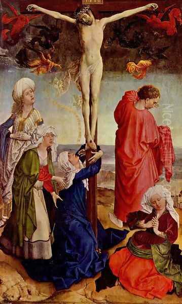 Crucifixion of Christ Oil Painting by Robert Campin