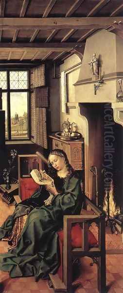 Right Wing Oil Painting by Robert Campin