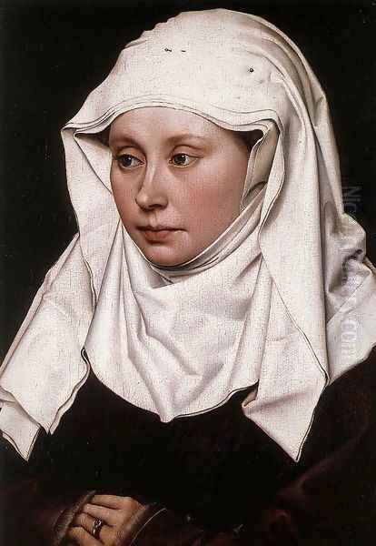 Portrait of a Woman Oil Painting by Robert Campin