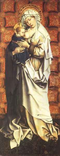 Virgin and Child Oil Painting by Robert Campin