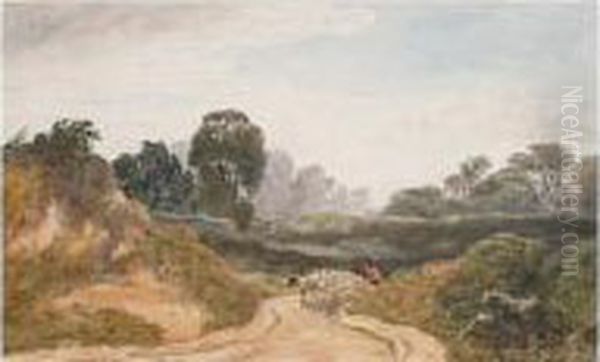 The Cattle Path Oil Painting by Joseph Murray Ince