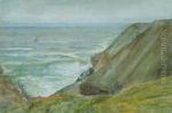 Theyorkshire Coast Oil Painting by John William Inchbold