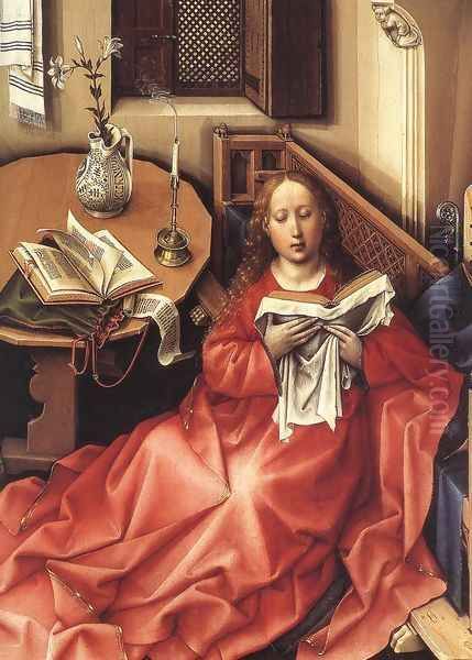 Mérode Altarpiece (detail) 2 Oil Painting by Robert Campin