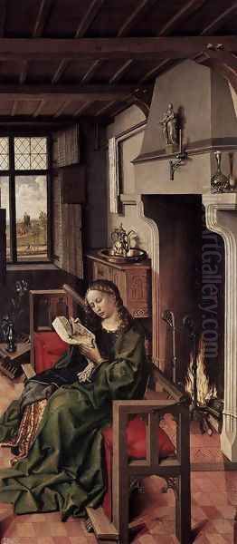 The Werl Altarpiece (right wing) Oil Painting by Robert Campin