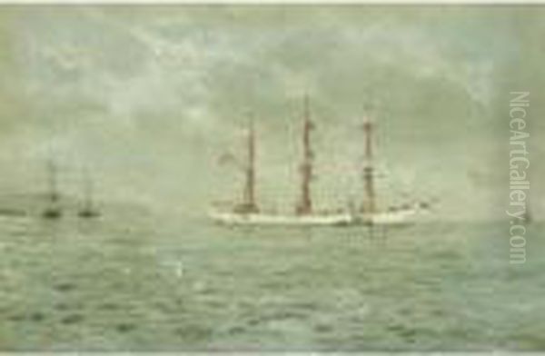 At Anchor Oil Painting by William Ayerst Ingram