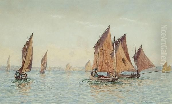 Falmouth Oil Painting by William Ayerst Ingram