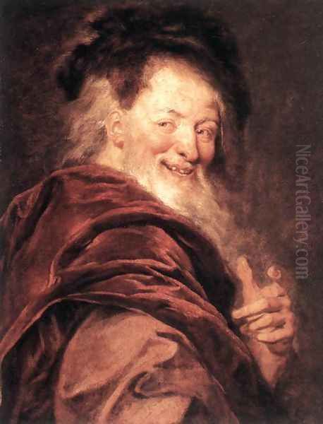 Democritus 1692 Oil Painting by Antoine Coypel