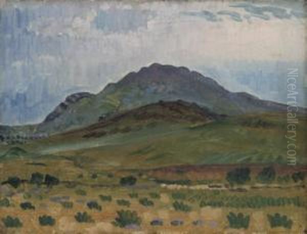 Mount Arenig, North Wales Oil Painting by James Dickson Innes