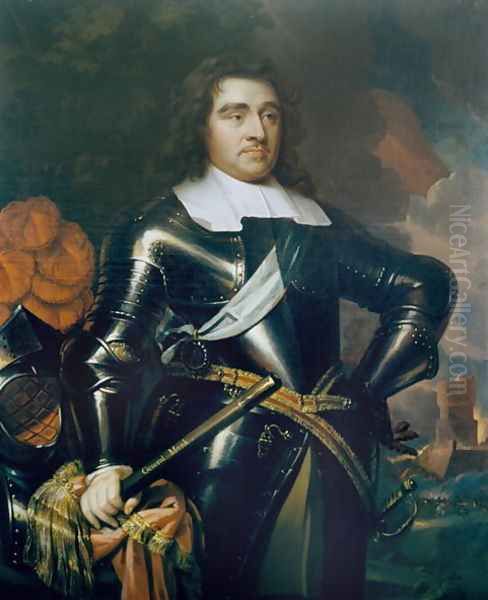 General George Monk (1608-70) 1st Duke of Albermarle, c.1665 Oil Painting by Samuel Cooper