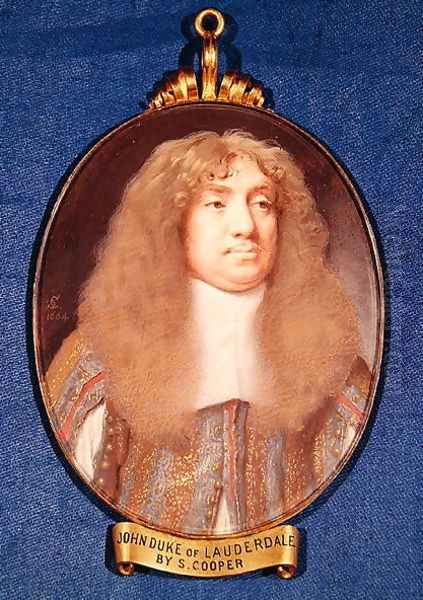 Portrait of John Maitland (1616-82) Duke of Lauderdale, 1664 Oil Painting by Samuel Cooper