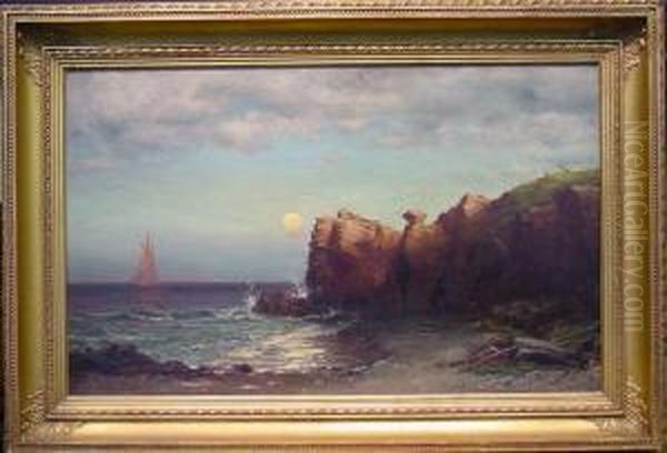 Off Cape Elizabeth, Maine Oil Painting by Albert B. Insley