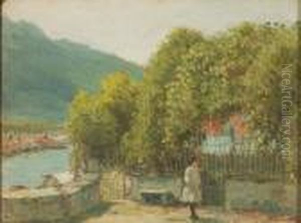 Malpensata-lecco Oil Painting by Enrico Intraina