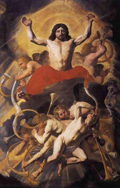 The Last Judgment Oil Painting by Jacob van Campen