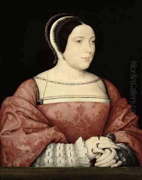 Madame de Canaples, c.1525 Oil Painting by Jean Clouet