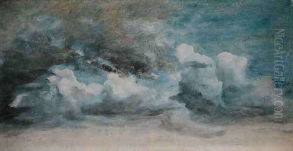 Cloud Study, c.1849-55 Oil Painting by Lionel Constable