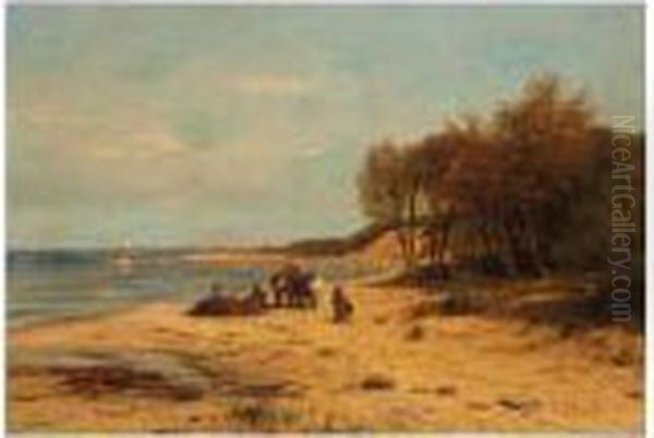 The Island Of Rugen Oil Painting by Carl Irmer