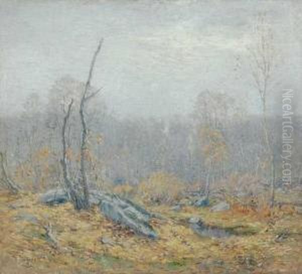 ''wooded Grove'' Oil Painting by Wilson Henry Irvine