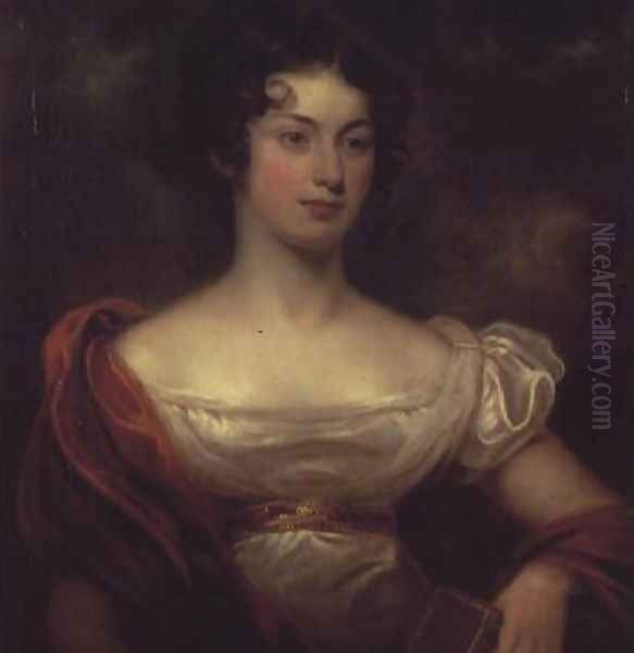 Mary, Countess of Denbigh Oil Painting by Margaret Sarah Carpenter