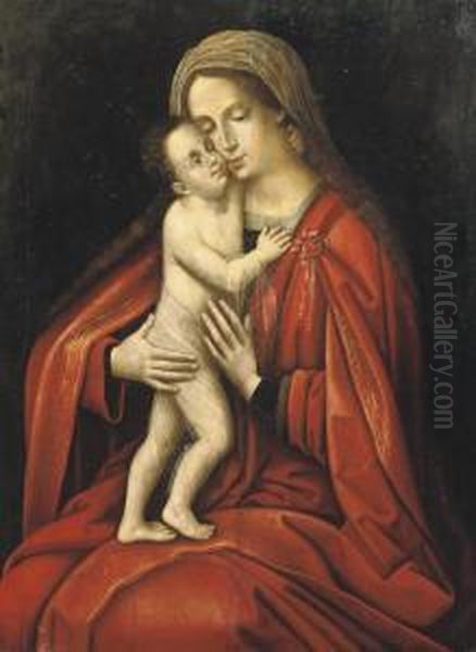 The Madonna And Child Oil Painting by Adriaen Isenbrandt (Ysenbrandt)