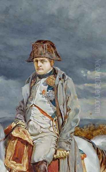 Napoleon in 1814 Oil Painting by William Gersham Collingwood