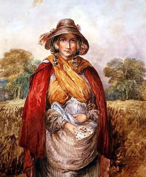 The Peddler Woman Oil Painting by Joshua Cristall