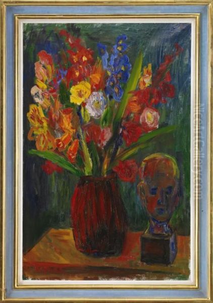 Blommor Oil Painting by Ivan Ivarson