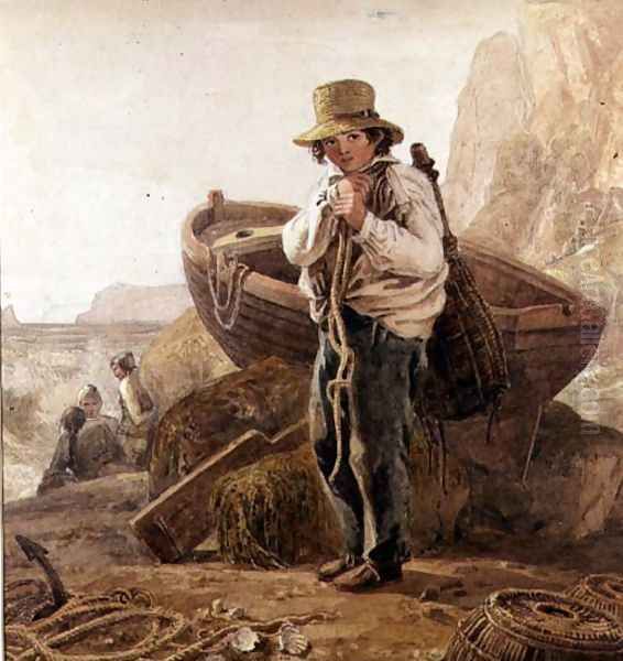 The Young Fisherboy by Joshua Cristall