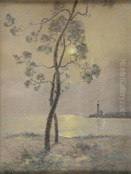 Le Phare Oil Painting by Marie Joseph Leon Clavel Iwill