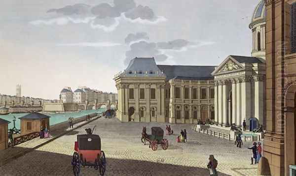 The Palais des Beaux Arts, c.1815-20 Oil Painting by Henri Courvoisier-Voisin