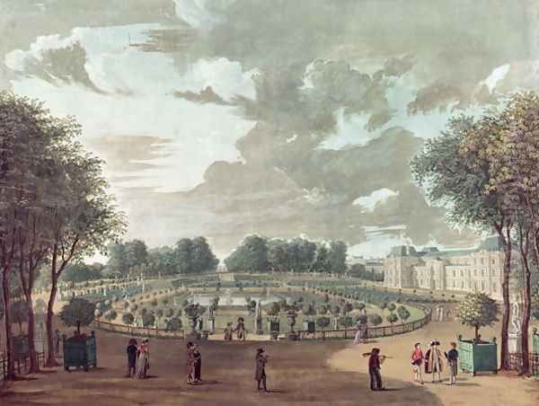 The Luxembourg Gardens Oil Painting by Henri Courvoisier-Voisin