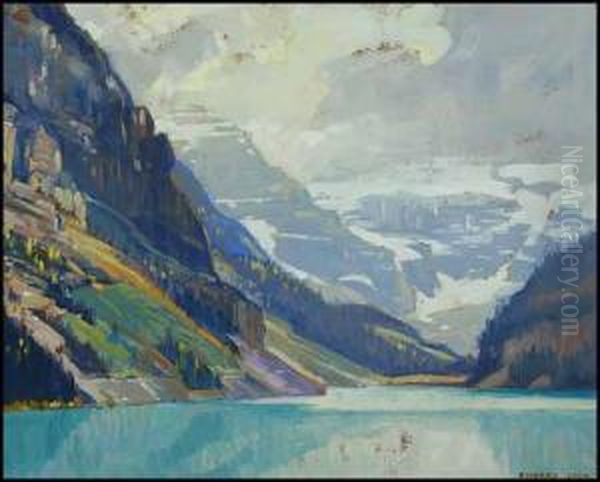 Lake Louise Oil Painting by Richard Jack