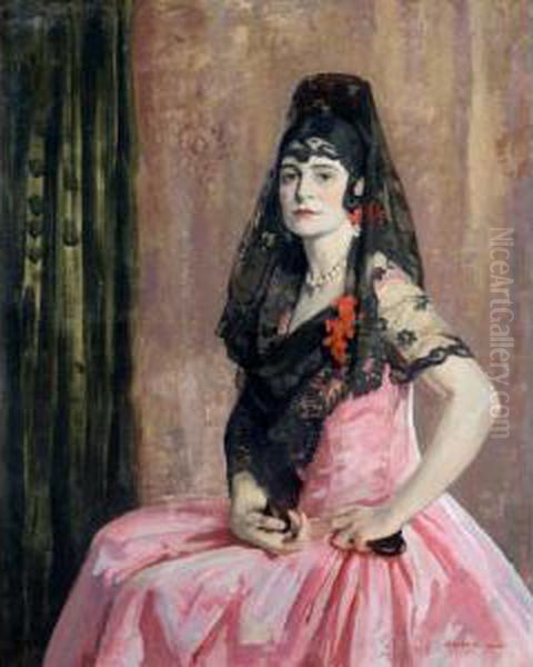 Portrait Of Conchita Supervia As Carmen by Richard Jack