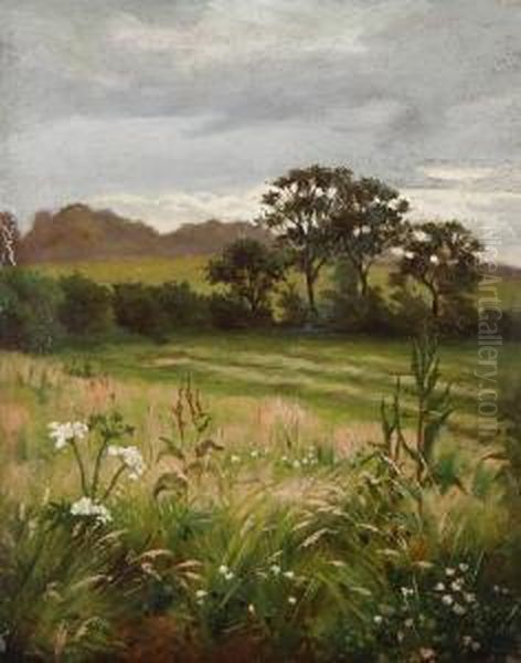 Summer Landscape Oil Painting by Frederick William Jackson