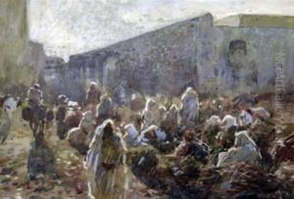 Early Morning, Tangier Oil Painting by Frederick William Jackson