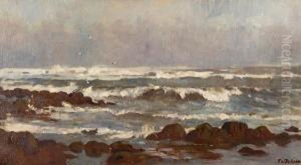 Seascape Oil Painting by Frederick William Jackson