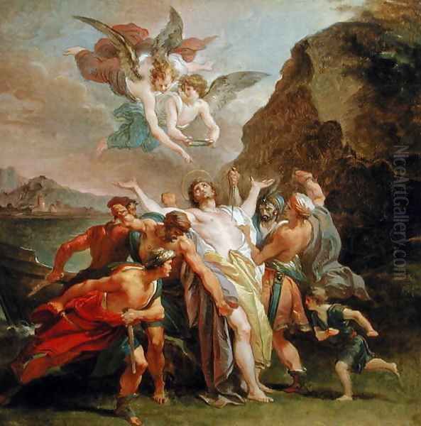 The Martyrdom of the Blessed Signoretto Alliata, c.1794-6 Oil Painting by Giuseppe Cades