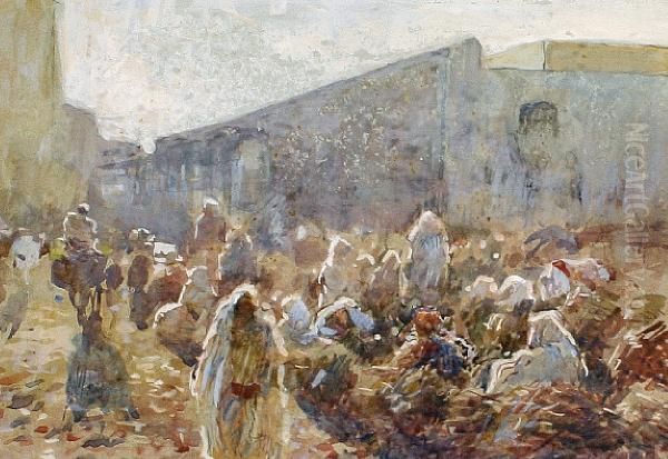 Early Morning, Tangier Oil Painting by Frederick William Jackson