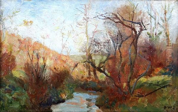 A Bright Morning In November Oil Painting by Frederick William Jackson