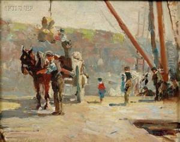 Loading Oil Painting by Frederick William Jackson