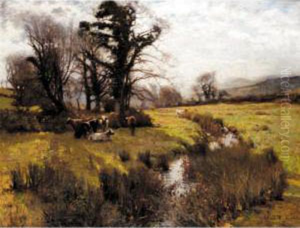 December In Wales Oil Painting by Frederick William Jackson