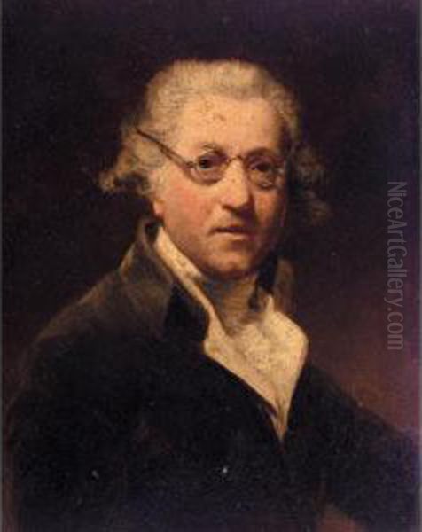 Portrait Of Sir Joshua Reynolds Oil Painting by John Jackson