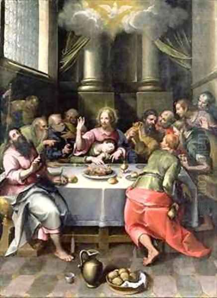 The Last Supper Oil Painting by Denys Calvaert