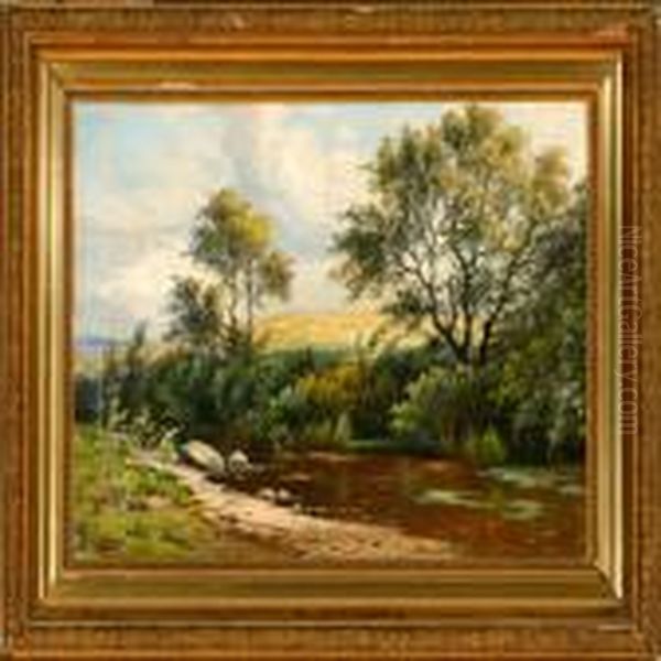 Signed A Oil Painting by A. G. Jacobsen