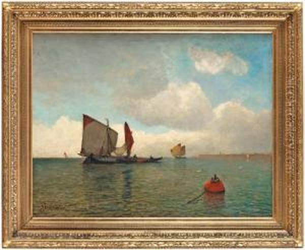 Batar Pa Redden Oil Painting by Sophus Jacobsen