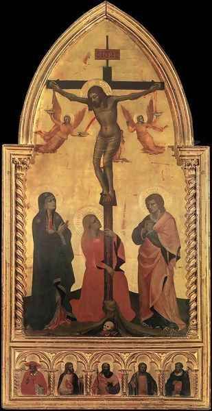 Crucifixion 1350-60 Oil Painting by Nardo di Cione