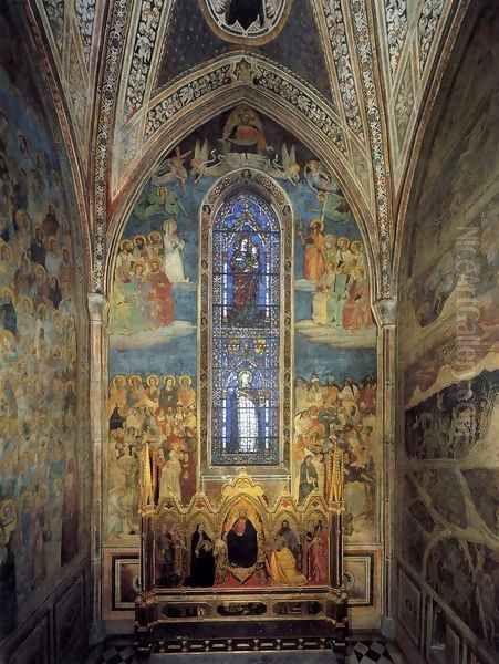 View of the Chapel Oil Painting by Nardo di Cione