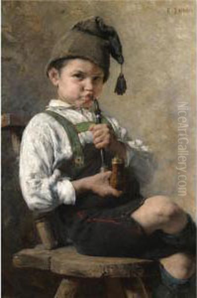 Grandpa's New Pipe by Georg Jakobides