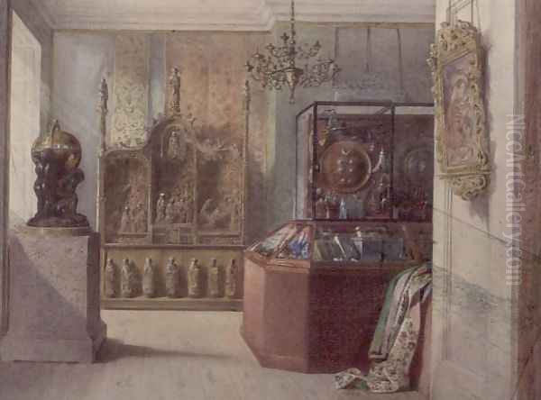 Marlborough House: First Room Oil Painting by William Linnaeus Casey